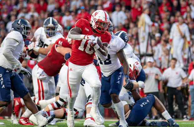 Anthony Grant 3 2022 Nebraska vs Georgia Southern football